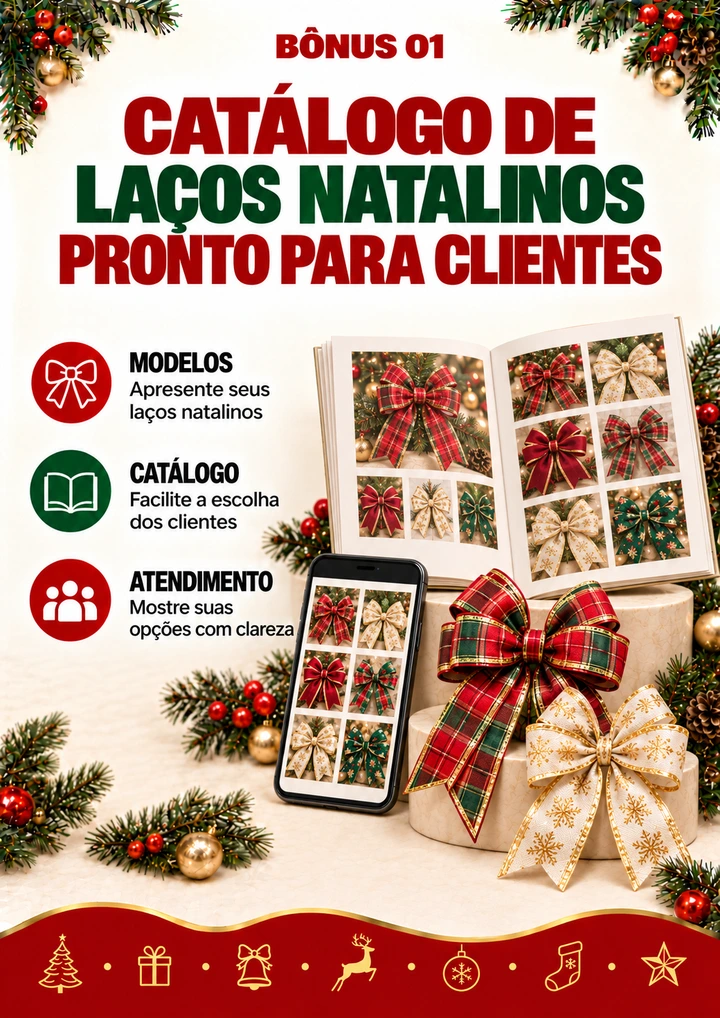 Bônus 1 — Catálogo de Relicários Natalinos Pronto para Clientes