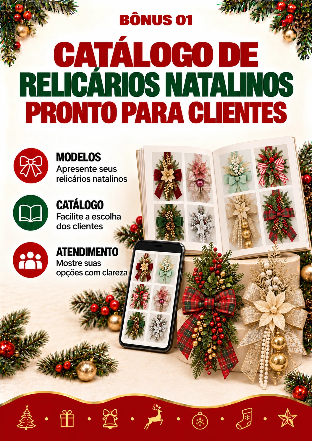 Bônus 1 — Catálogo de Relicários Natalinos Pronto para Clientes